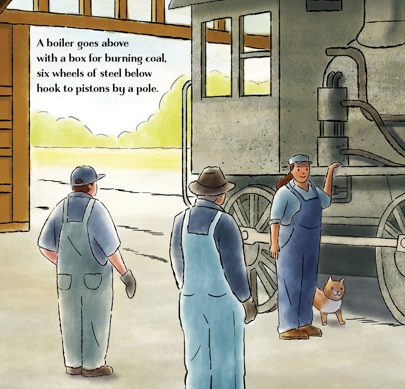 Sleeping Bear Press - Wholesale Book - Kids - Let's Build a Little Train Picture Book6