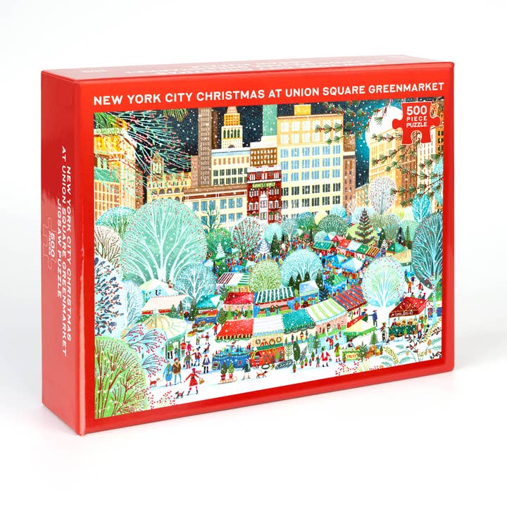 Hachette Book Group - Wholesale Puzzle - Adult - NYC Christmas at Union Square Greenmarket Puzzle (500 Piece)