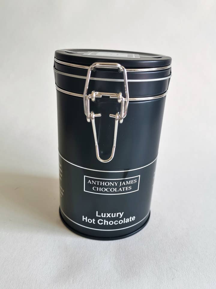 Luxury Hot Chocolate 250g for wholesale by Anthony James Chocolate