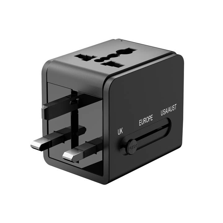 LAX Gadgets - Wholesale Power Adapter - Travel Adapter with 1x USB-C 3.1A 5V and 1 USB - Retail Pack1