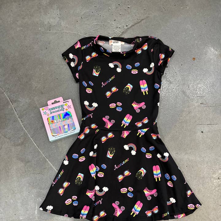 Tweenstyle - Robe patineuse à imprimé intégral pour la vente par Tweenstyle By Stoopher