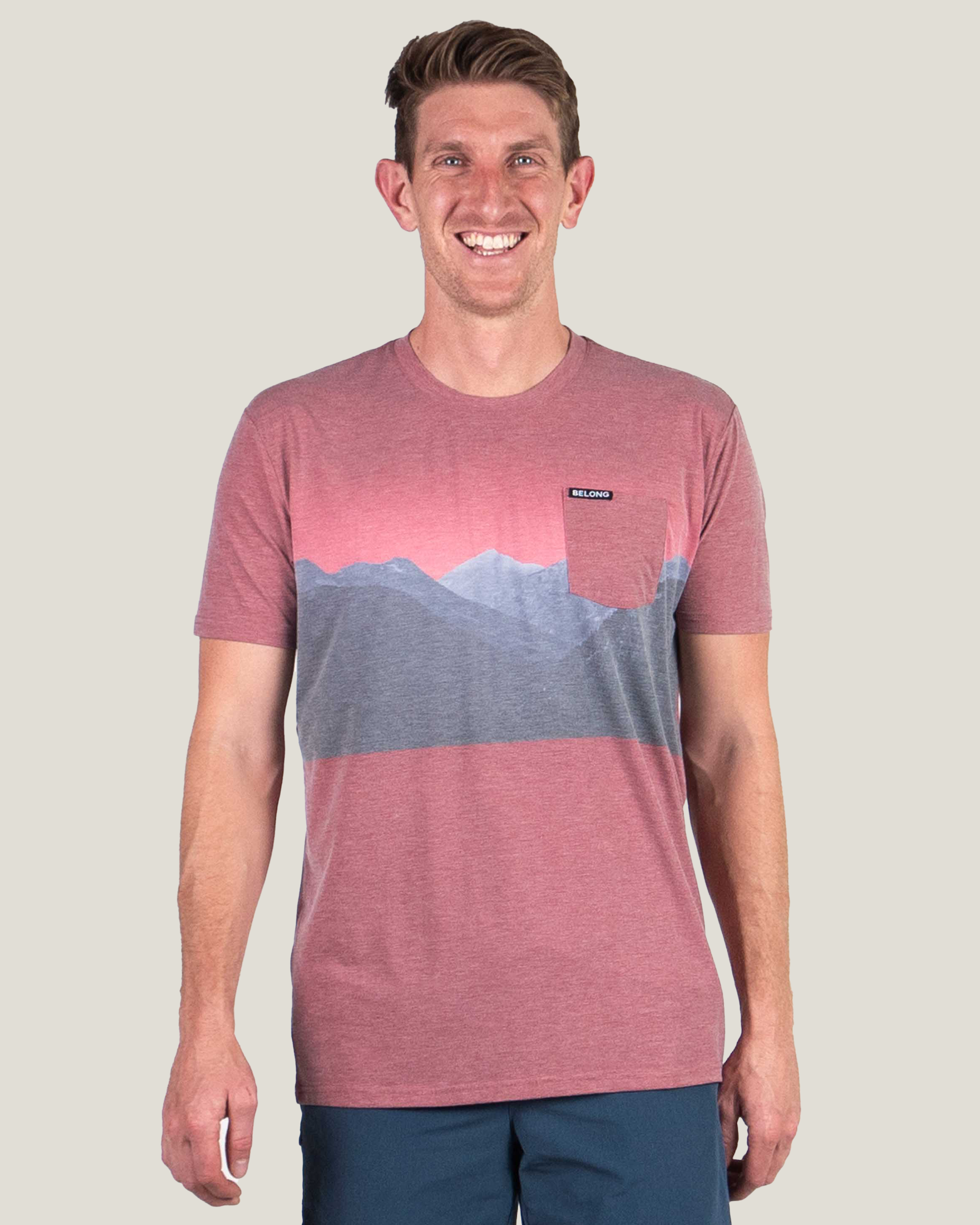 Belong Designs - Wholesale T-Shirt - Men's - Men's Graphic Traverse Tek Tee34