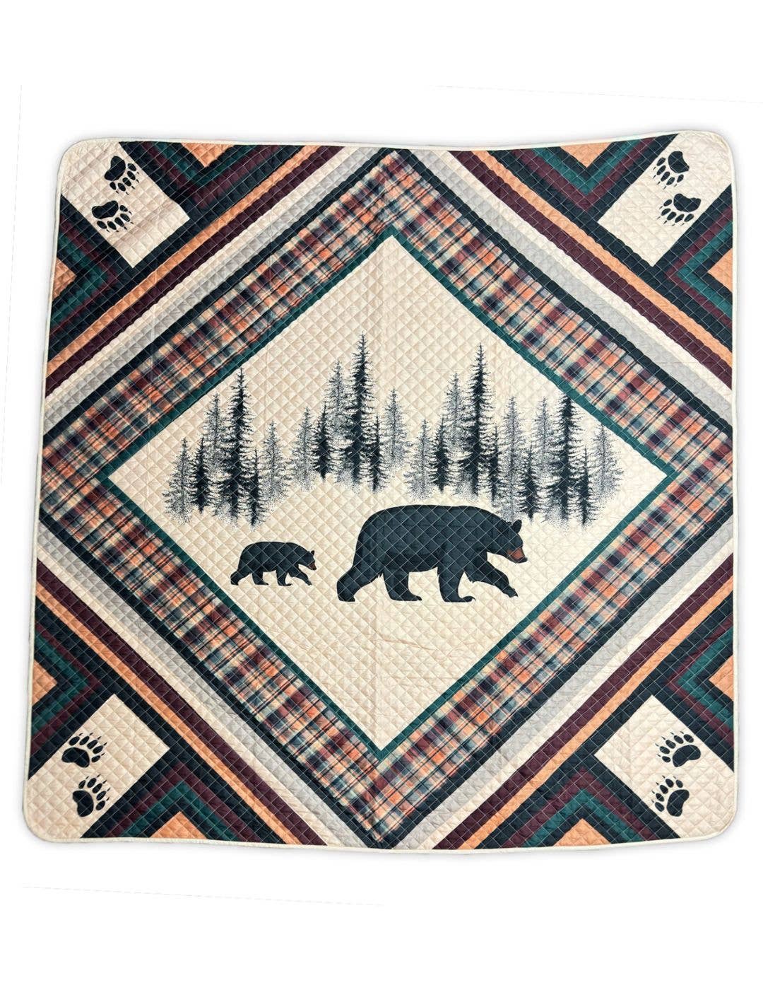 El Paso Saddleblanket - Vente Parure de lit - Ensemble de literie matelassée premium 3 pièces #52