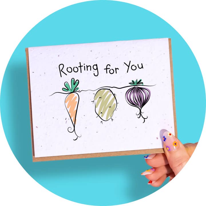 SowSweet Greetings Inc - Wholesale Everyday Greeting Card - Rooting For You