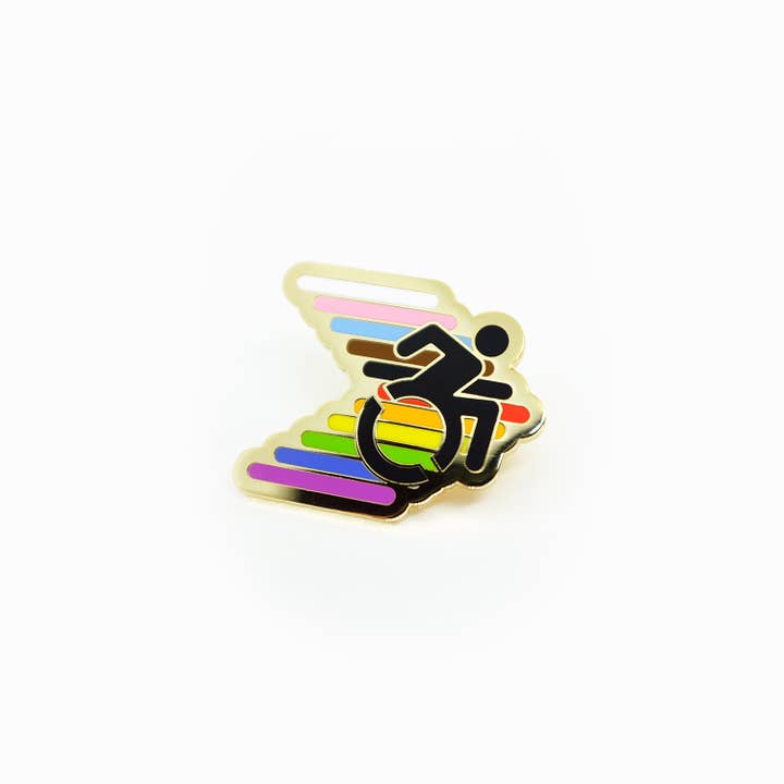 Bianca's Design Shop - Wholesale Lapel Pin/Button - Disability Pride Pin