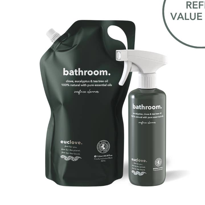 Bathroom & Mould Cleaner & Refill Value Pack for wholesale by Euclove - Naturally Clean