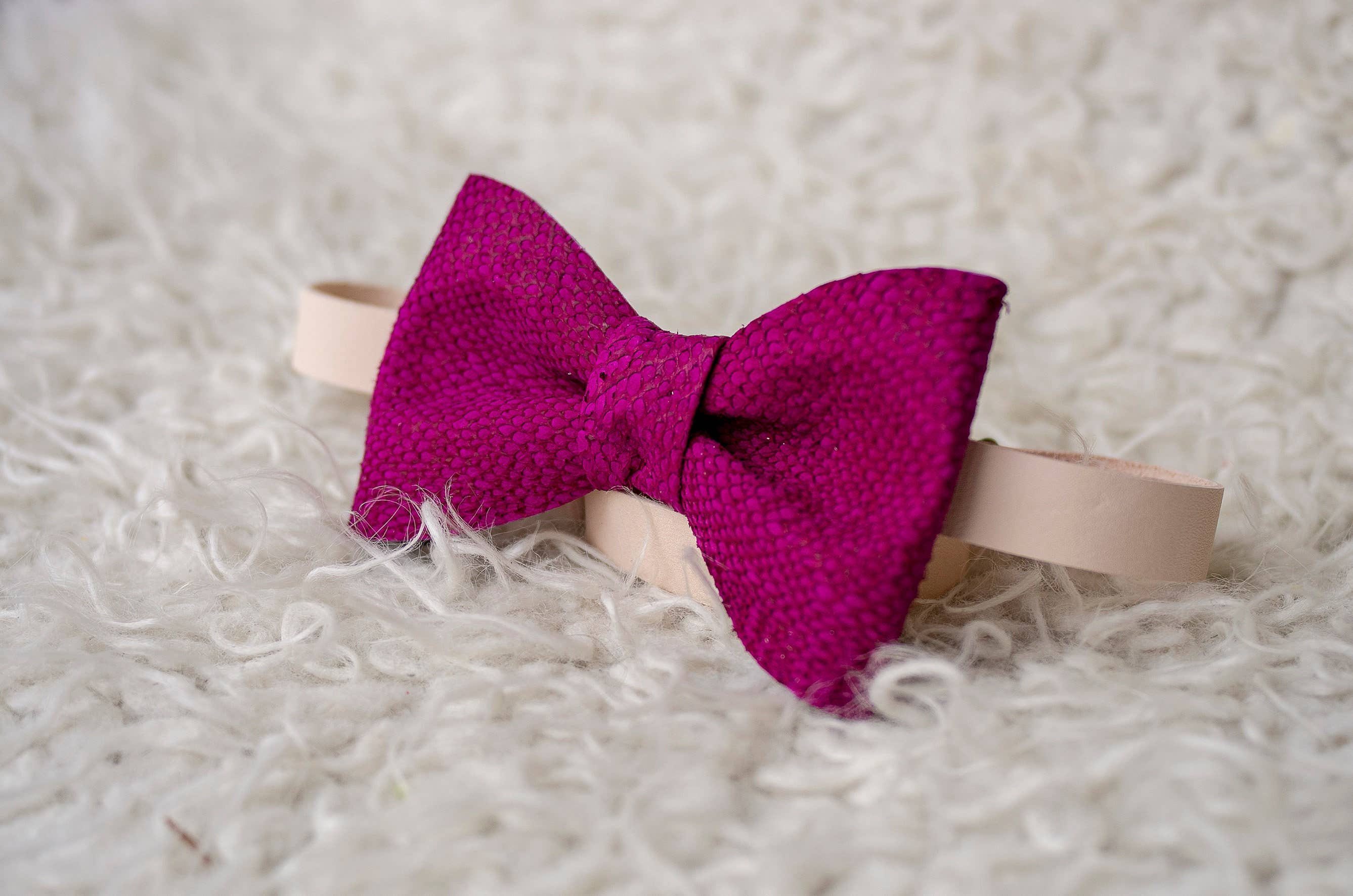 100fishcolors - Wholesale Bow Tie - Men's - Fish Leather Bow Tie, Groomsman attractive accessories4