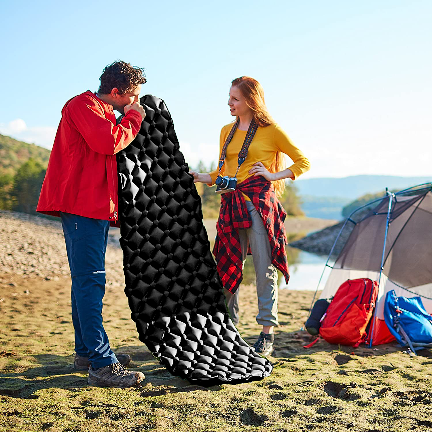 Black X-Cell Ultralight Sleeping Pad for wholesale on Faire3