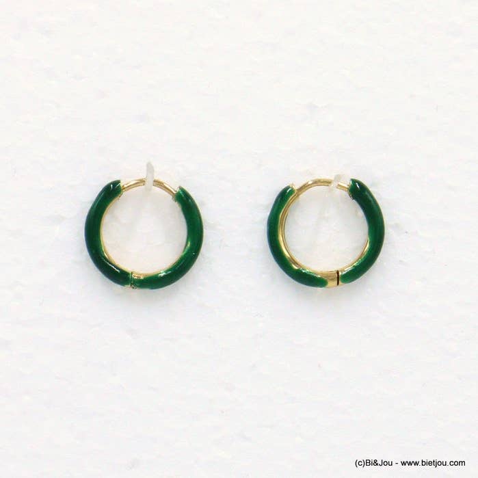 Lilas de Seine - Wholesale Hoop Earrings - Minimalist steel mini hoop earrings 0322032
