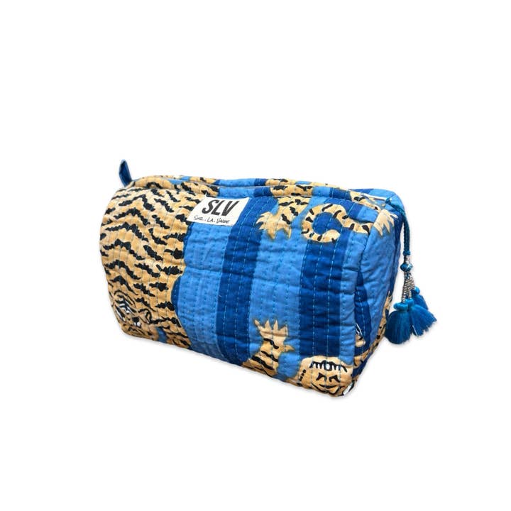 Sur La Vague - Wholesale Pouch - Women's - Blue Tiger Pouch