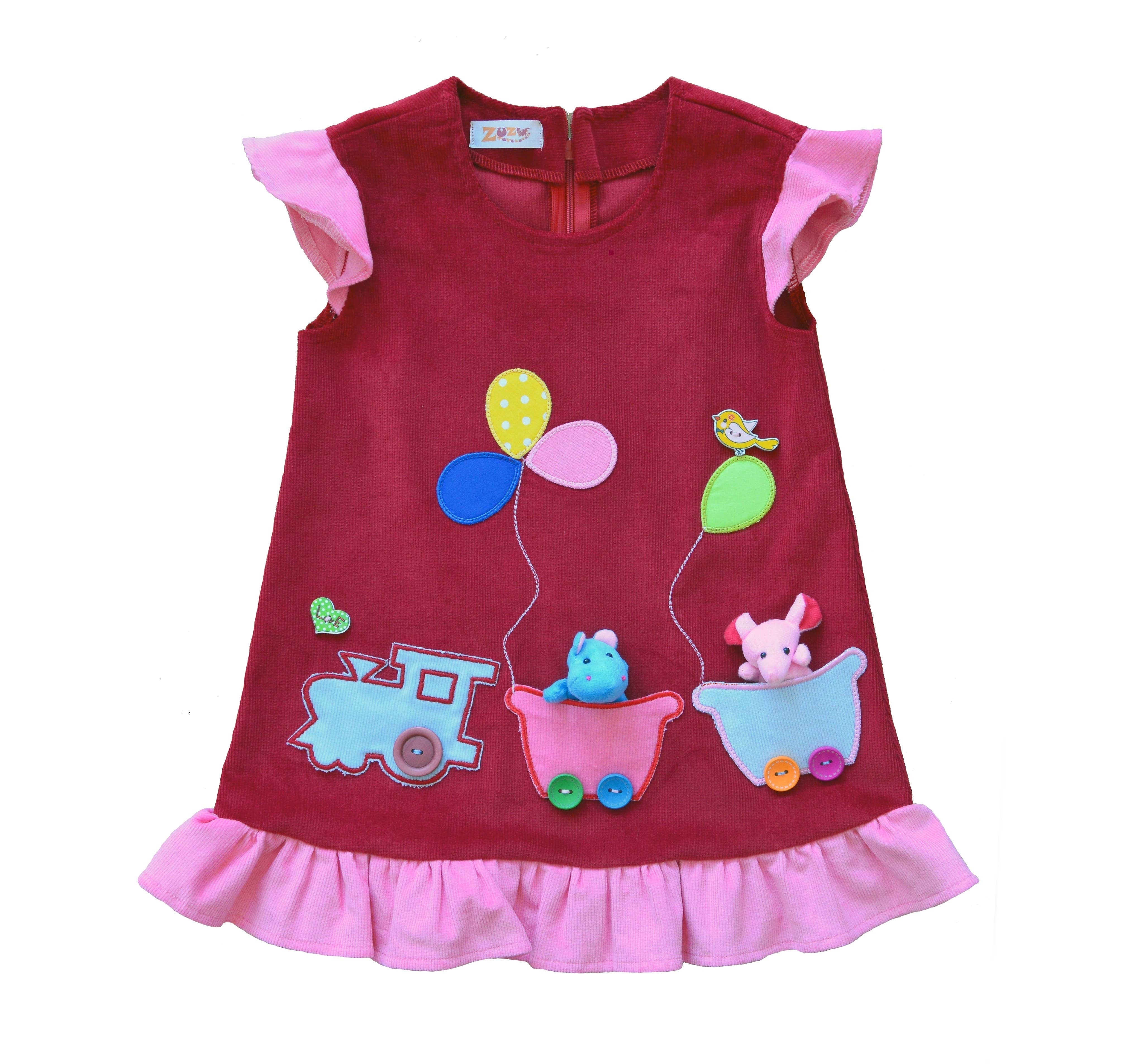 ZuZu Toyclothes - Wholesale Dress - Kids - On The Train Sleeveless Dress1