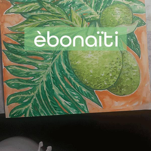 Ebonaiti - Wholesale Art Print - Mini Print Haitian Bread Fruit "VERITAB"2