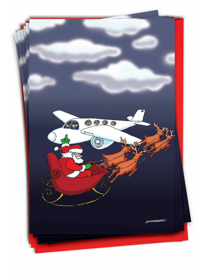 Boîte de 12 cartes de Noël - F Yule pour la vente par NobleWorks