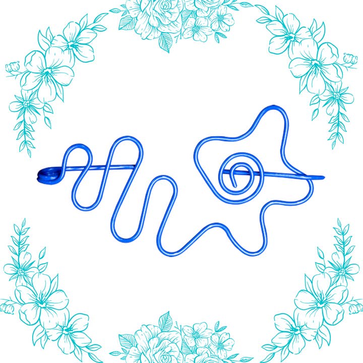 Nirvana Flower Shawl Pin for wholesale by The KnittingZone