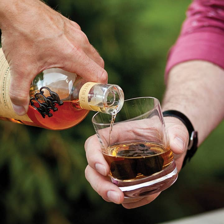 Fox Run Brands - Wholesale Drink Chilling Cubes - Outset Granite Whiskey Stones, Set 9, 5.5" x 4.25" x 1"