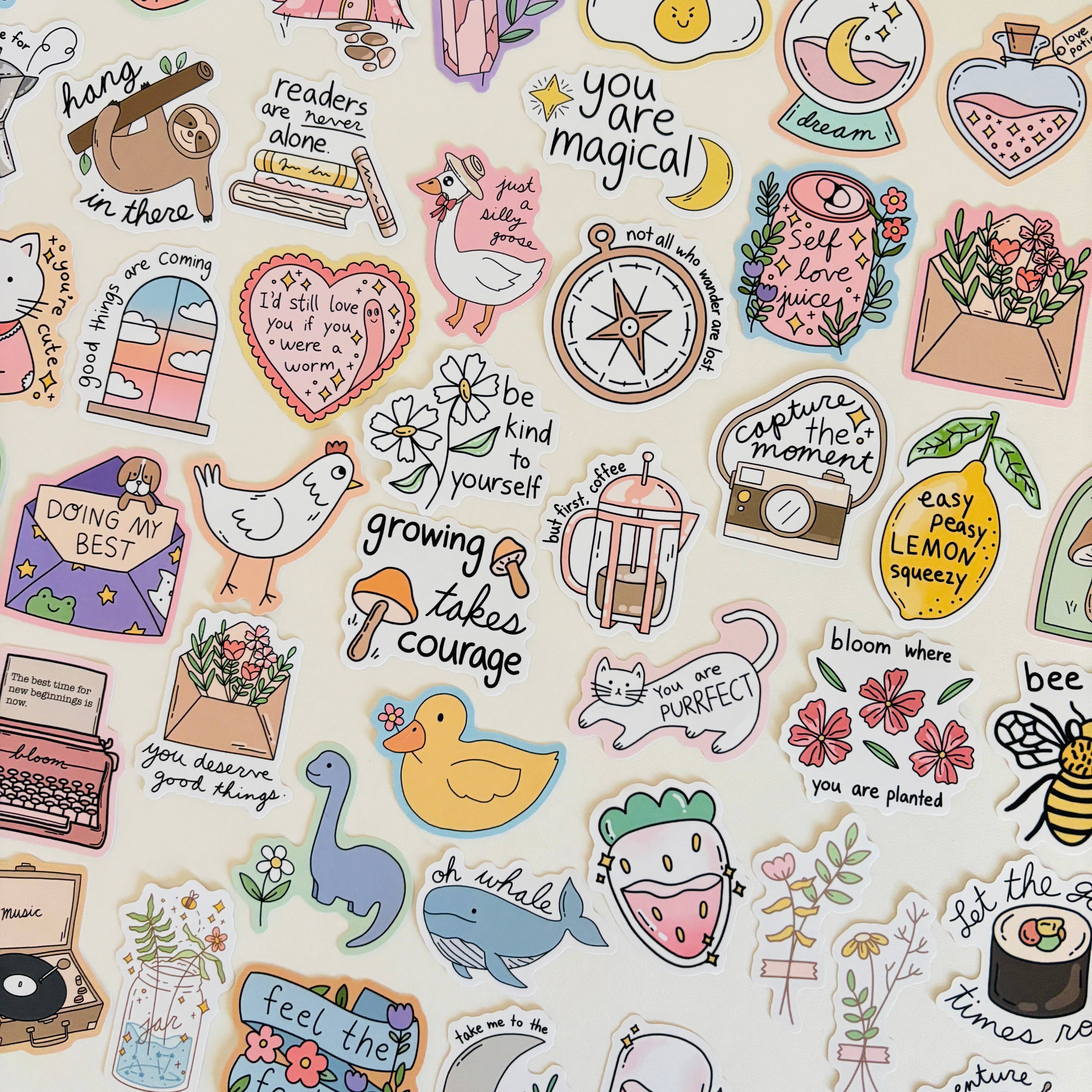 The Aesthetics Studio - Wholesale Sticker - complete waterproof vinyl die-cut sticker collection1