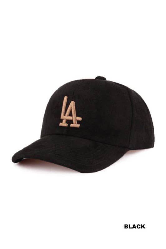 Vanilla Monkey – wholesale Baseballkeps - Dam – La City Logo Classic Suede Baseballkeps4