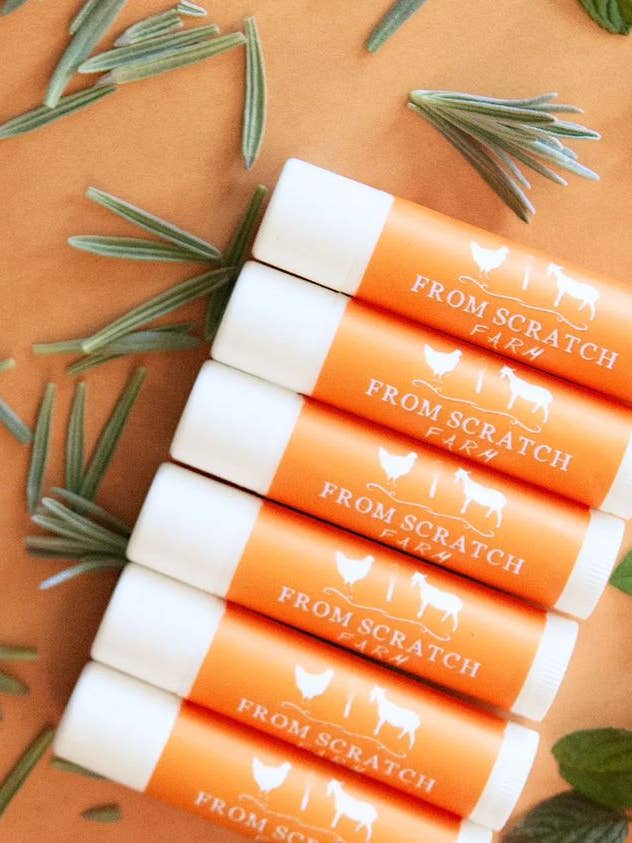 Lip Balms for wholesale by From Scratch Farm