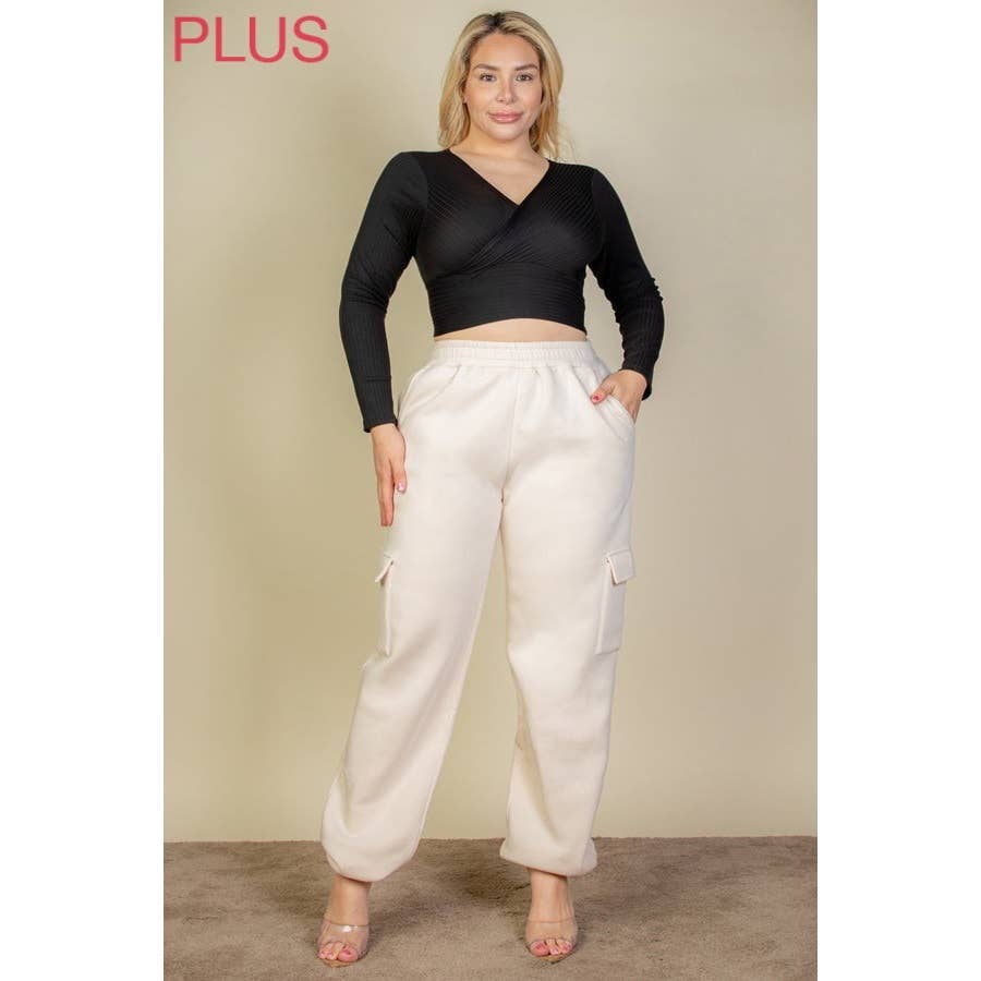 Timeless - Wholesale Athletic Sweatpants/Joggers - Women's - PLUS Cargo Jogger Sweatpants9
