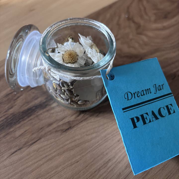 Vredesdroom Potje Mini | Spreukenpot | Wens | Manifesteer Kalmte voor wholesale door Lizzy Fern Studios