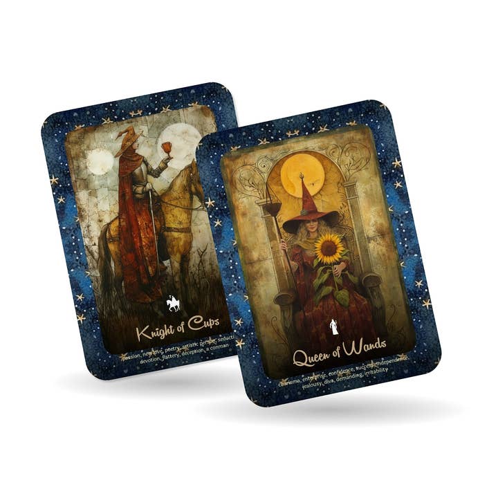 Ibiza Tarot USA – Engroshandel Tarotkort – Enchanted Realms Tarot - 78 kort - Tarotdæk til spådom og divination - Visdommen fra heksen i dine hænder1