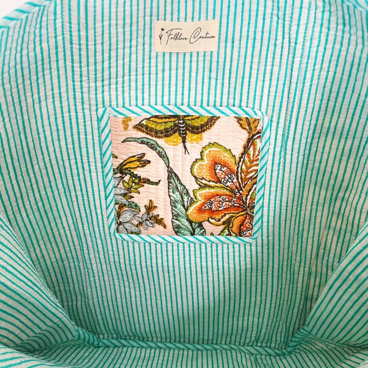 Folklore Couture - Wholesale Tote Bag - Women's - Quilted Tote Bag | Botanical Tote Bag | Large Shopping Tote 3