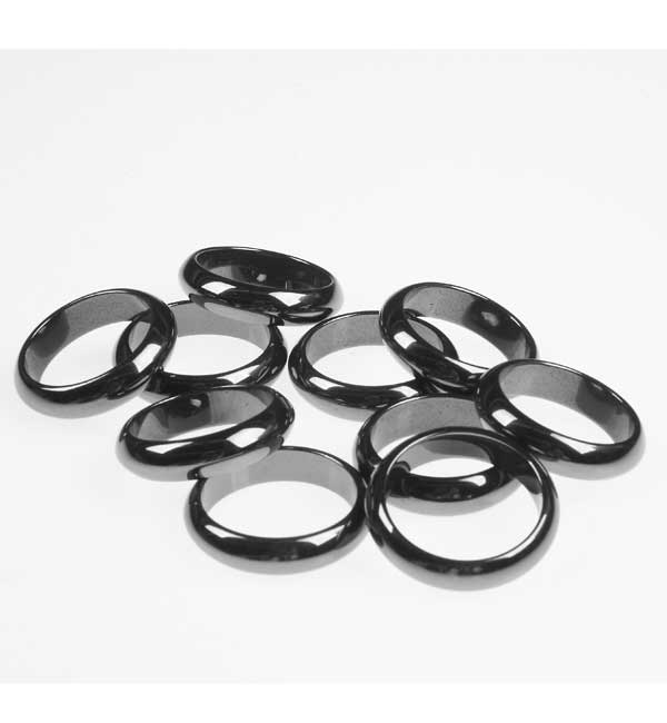 Natures Artifacts Inc - Wholesale Band/Stacked Ring - Hematite Rings5