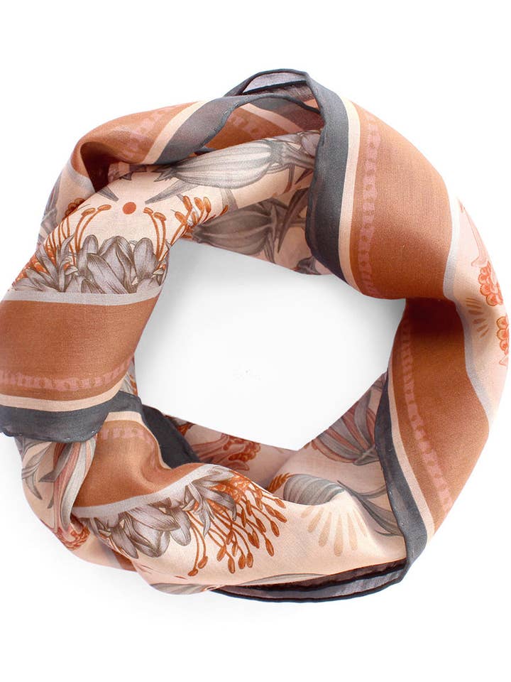 Silk Cotton Scarf | Medium | Sunstone for wholesale by LINNA