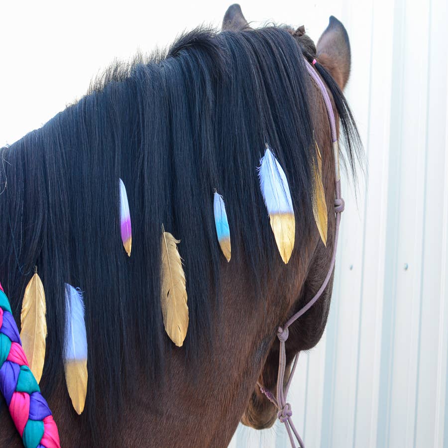 Hand-Braided Horse Tassels