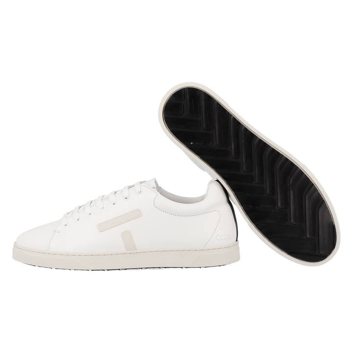 O.T.A Paris - Vendita all'ingrosso Sneakers di tendenza - Uomo - KELWOOD Pelle bianca/Avorio4
