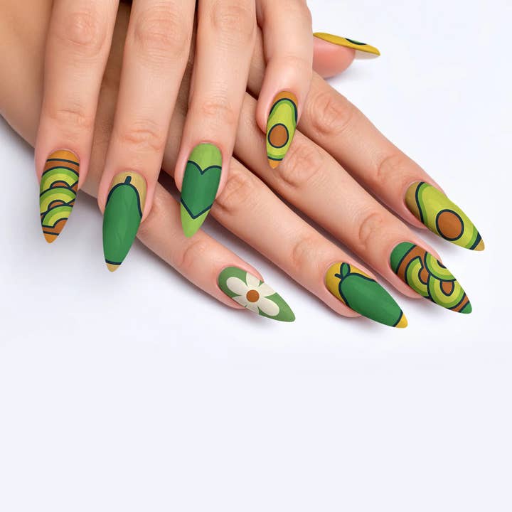 FYNE BODY - Wholesale Press-on/fake nails - Avocado Bliss Pastels Press-On Nails53