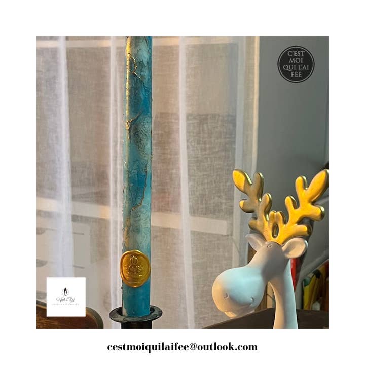 Bougies Vent d'Est - Wholesale Tapered Candle/Candlestick - Gold, Silver, and Trendy 2025 Colored Taper Candles4