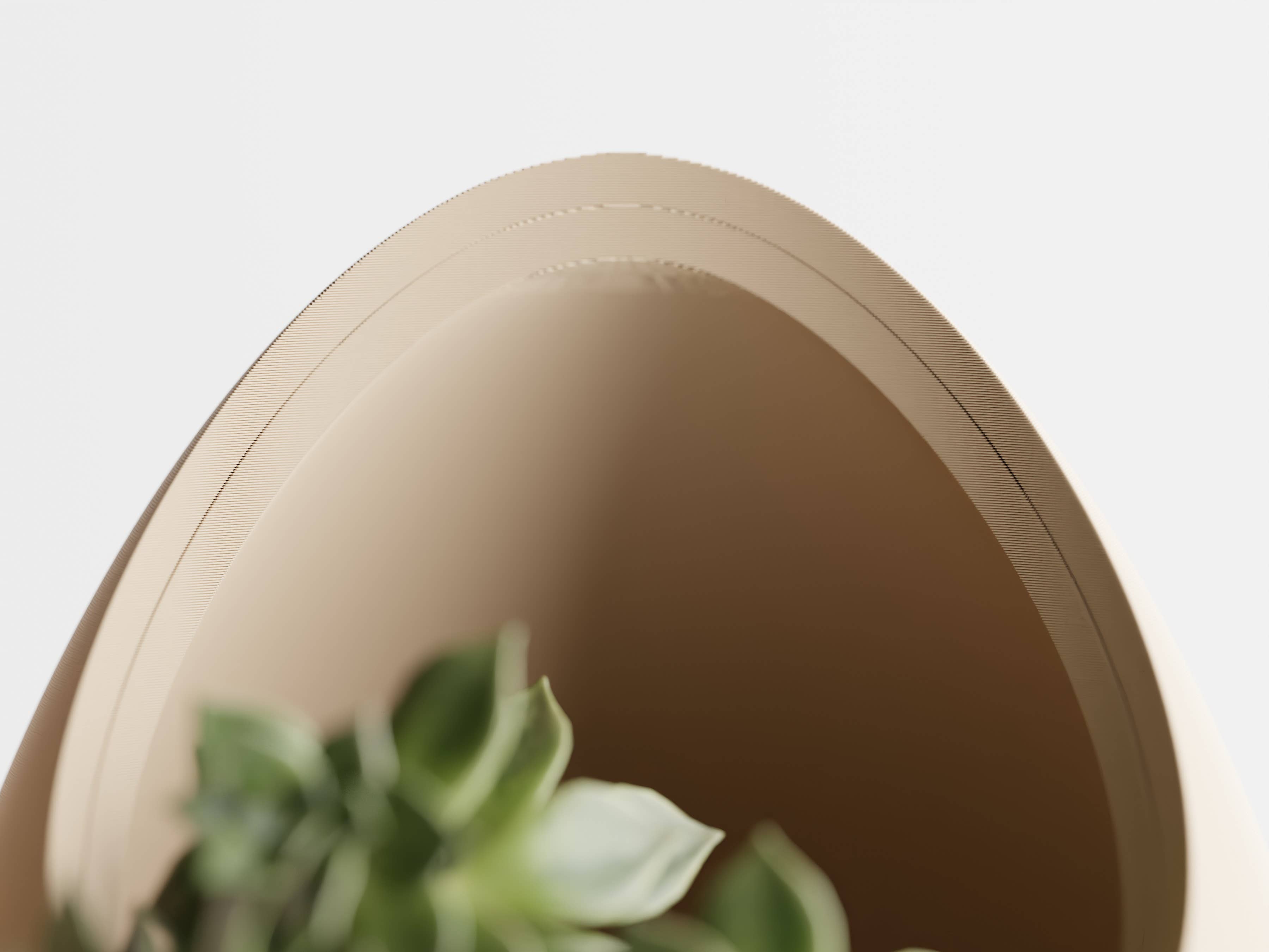 The Butler's Company - Wholesale Plant Pot - Succulent Plant Pot Egg Shape | Elegant Evergreen Container 9