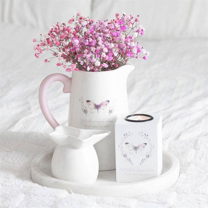 Something Different Wholesale – wholesale Vase – White Butterfly Ceramic Flower Jug4