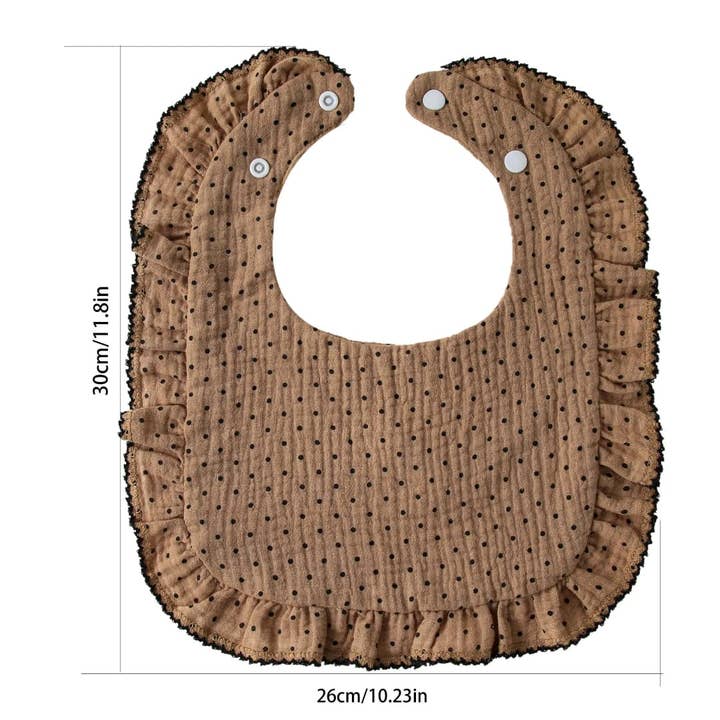 Cotton Socks - Wholesale Bodysuit (Non-Footed) - Baby - Printed bib 30×26cm organic cotton
