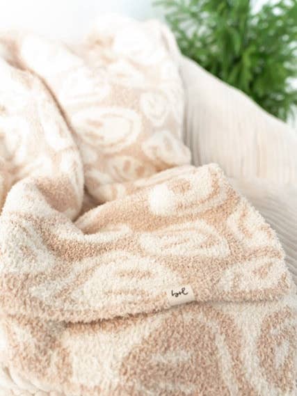 Becks Print | Plush Luxe Blanket for wholesale by Becks + Levi