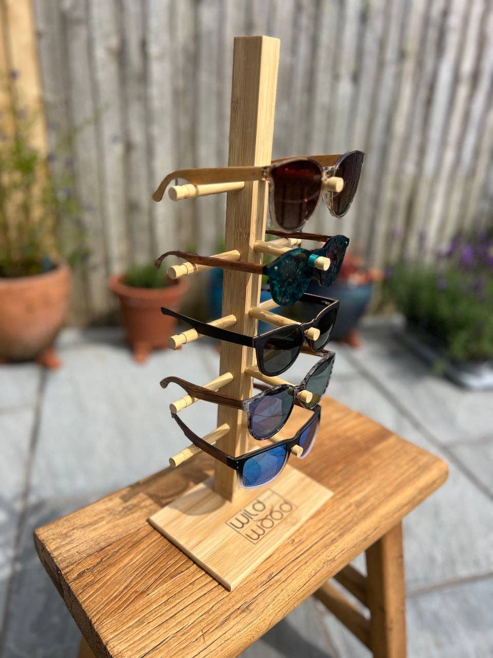 Eco Beach Ltd - Vendita all'ingrosso Vetrina/espositore per rivenditori - Espositore in bambù Wildwood1