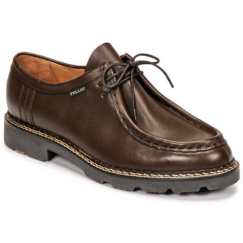 macho derby shoes - brown for wholesale by Christian Pellet