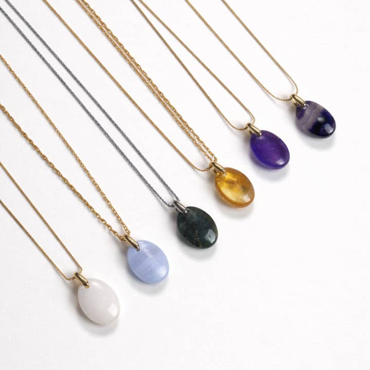 Rectangle Necklace - Custom Creation for wholesale by Poudre Bijoux