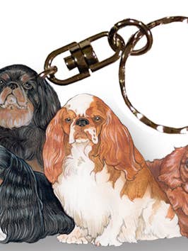 Llavero inglés Spaniel de madera para venta al por mayor de Pipsqueak Productions