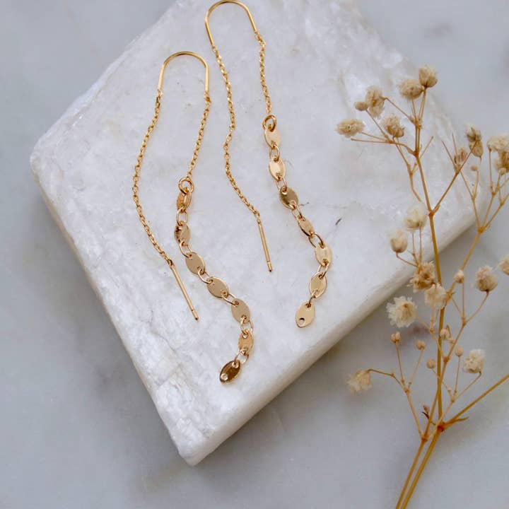 Aretes enhebradores de monedas para venta al por mayor de Mesa Blue