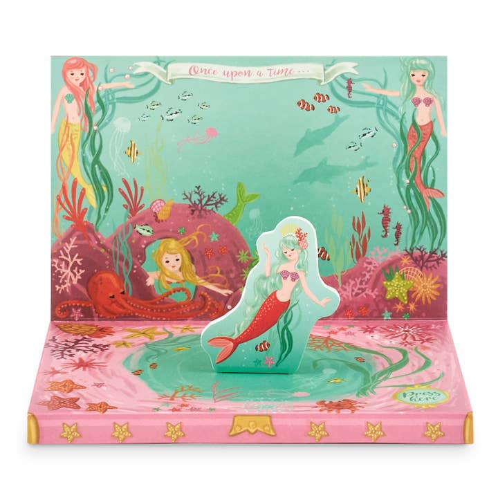 No.11 | Mermaid Adventures Music Box Card for wholesale by Music Box