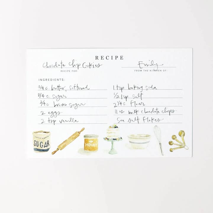 emily lex studio - Wholesale Recipe Card - baking recipe cards6
