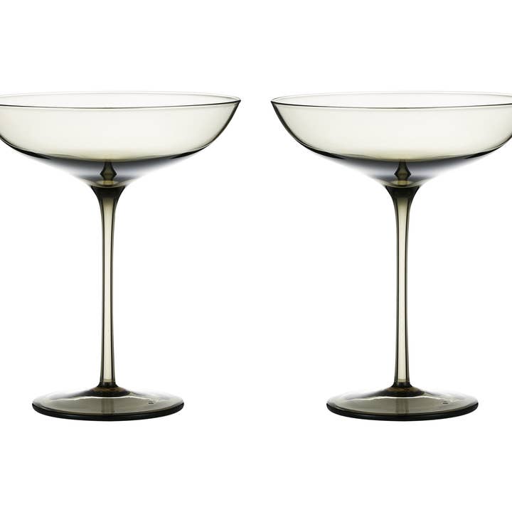 Ensemble de 2 verres à cocktail Berkware, luxueux et élégant pour la vente par Cheer Collection