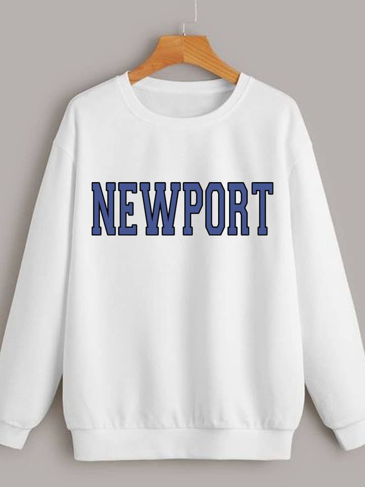 M8571-SW NEWPORT grafiska tröjor för wholesale av HARANG