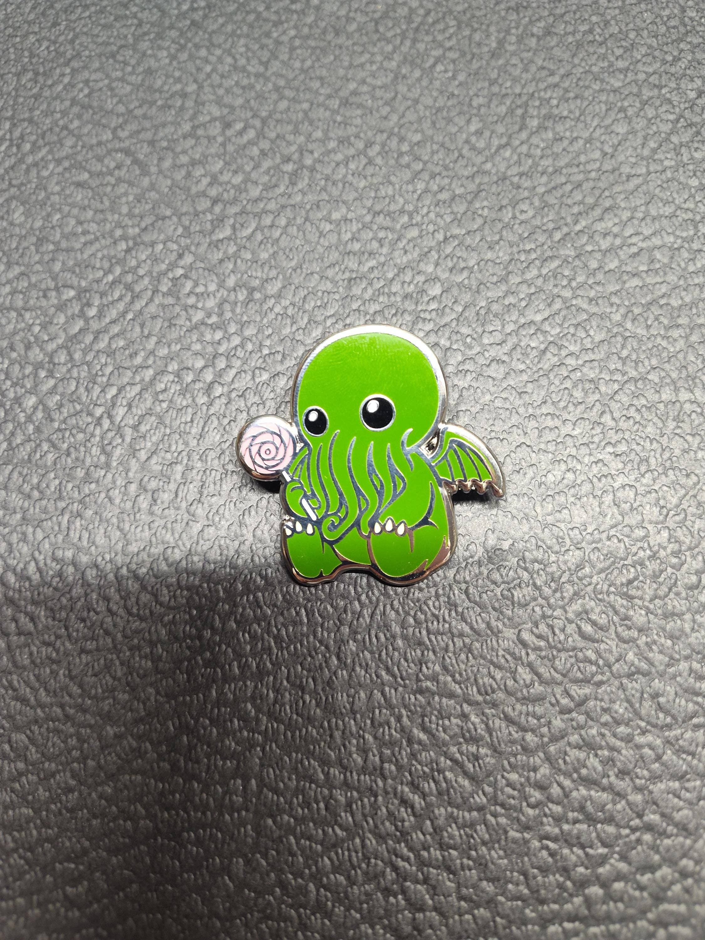 Mountain's Misfits - Wholesale Lapel Pin/Button - Cthulhu & Candy Enamel Pin - Cthulhu Lovecraft Pin3