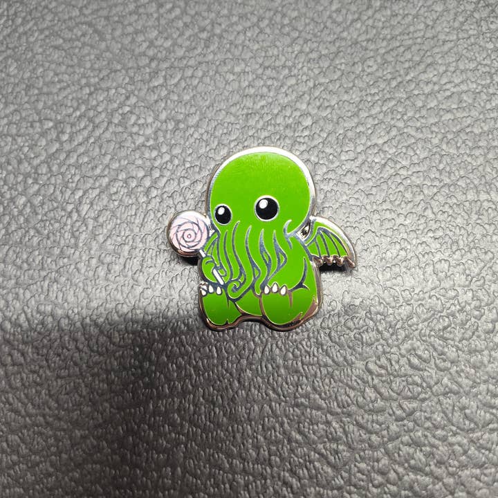 Mountain's Misfits - Wholesale Lapel Pin/Button - Cthulhu & Candy Enamel Pin - Cthulhu Lovecraft Pin3