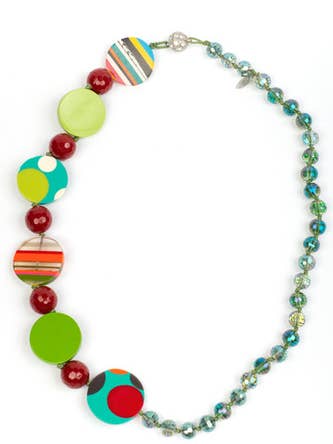 LE SENTIER DU LITORAL VERT HALSKETTE | Emanuela Salatino für den Großhandel von Emanuela Salatino