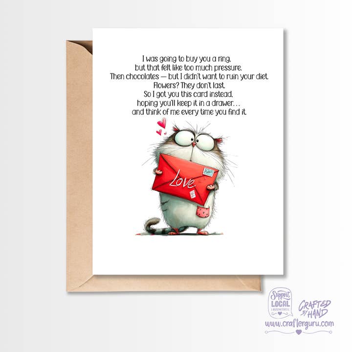 I Was Going to Get You Something Better – Funny Love Card VGC-028 for wholesale by Crafter Guru Shop