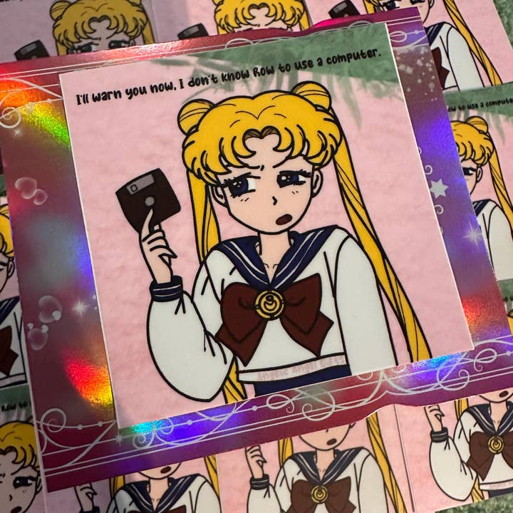 Angelic Angel Gifts - Wholesale Sticker - Sailor Moon Waterproof Vinyl Anime Stickers for Laptops3